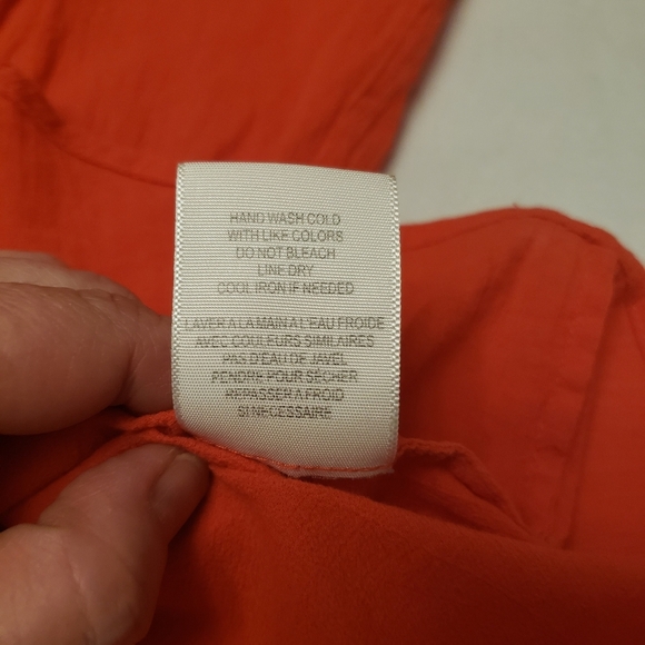 Joie Coral Button Down Blouse Size S - Picture 10 of 11